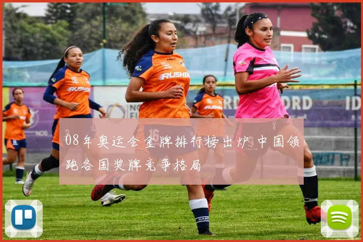 08年奥运会金牌排行榜出炉 中国领跑各国奖牌竞争格局